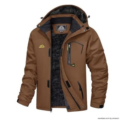 men's winter jackets like MAGCOMSEN Men's Winter Coats Water Resistant Ski Snow Jacket Warm Fleece Jacket Parka Raincoats With Multi-Pockets
