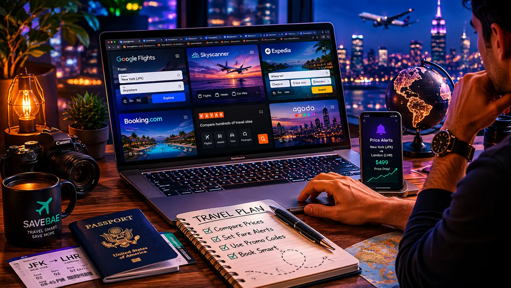 travel deal websites comparison - SaveBae