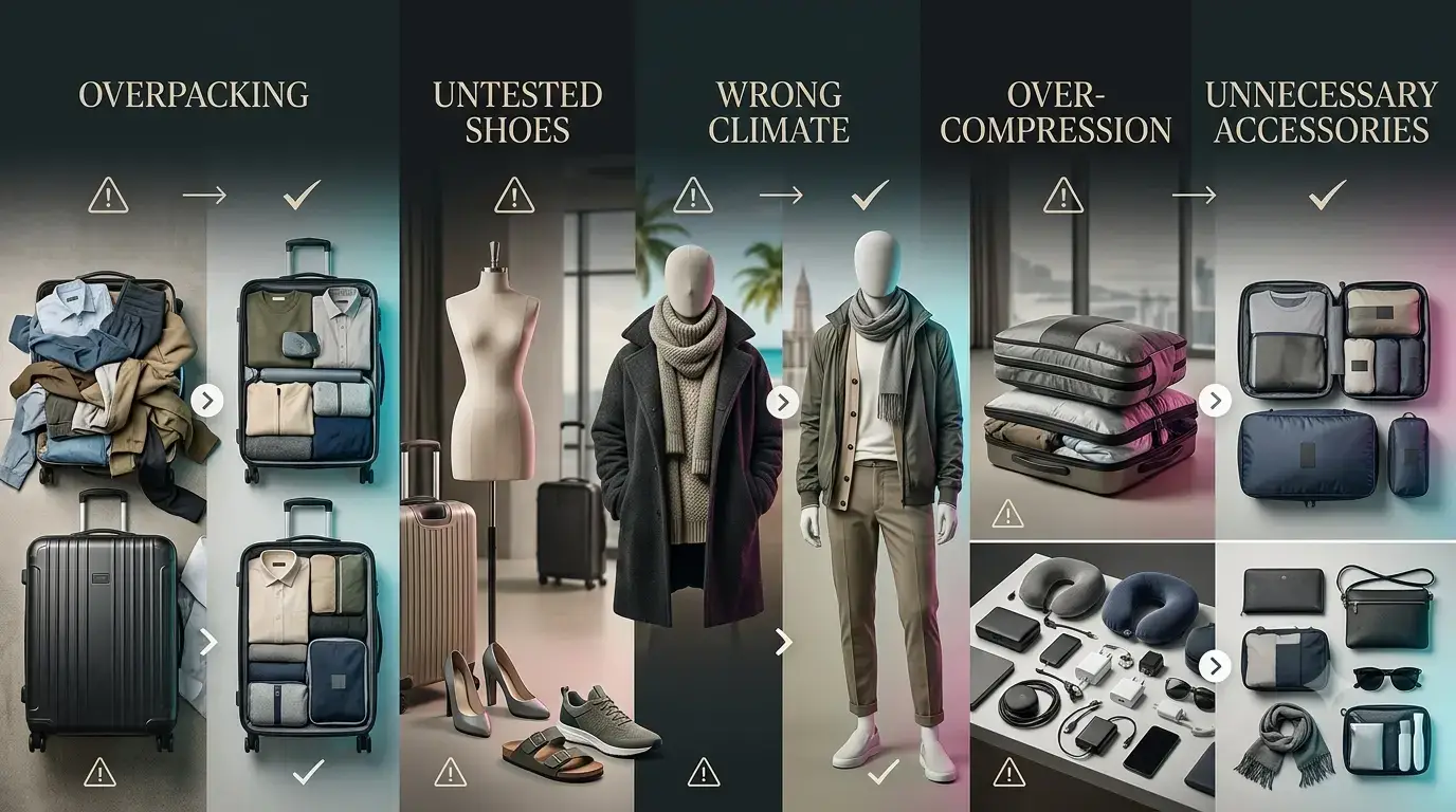 Common Travel Wear and Accessories Mistakes to Avoid